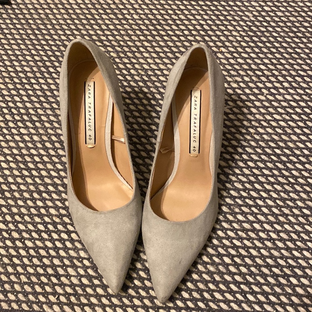 Zara Suede Heels